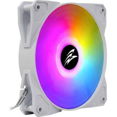 Evolveo 12FS Lüfter 120 mm weisser Rahmen / ARGB / Slave (120 mm, 1x), PC Lüfter, Mehrfarbig, Weiss Evolveo 12FS Lüfter 120 mm weisser Rahmen / ARGB / Slave (120 mm, 1x), PC Lüfter, Mehrfarbig, Weiss