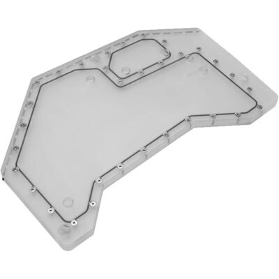Barrow Jonsbo MOD-5 Distroplate - Acryl, RGB Wasserkühlung Erweiterung Barrow Jonsbo MOD-5 Distroplate - Acryl, RGB Wasserkühlung Erweiterung