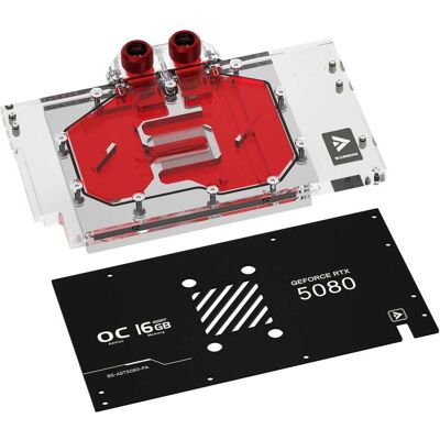Barrow ASUS ROG TUF 5080 / 5070 Ti GPU-Wasserblock - schwarz, GPU Wasserkühler Barrow ASUS ROG TUF 5080 / 5070 Ti GPU-Wasserblock - schwarz, GPU Wasserkühler
