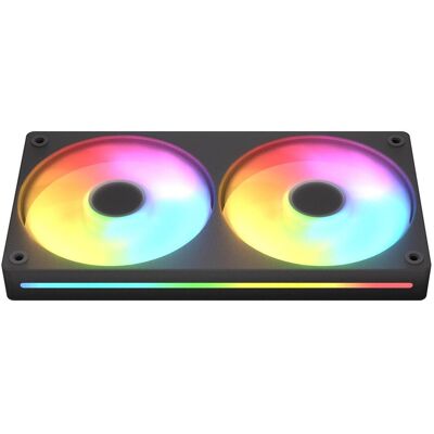 Cougar Reversed-Lüfter Unity240-FB,240 ARGB PWM, schwarz (120 mm, 1x), PC Lüfter, Mehrfarbig, Schwarz Cougar Reversed-Lüfter Unity240-FB,240 ARGB PWM, schwarz (120 mm, 1x), PC Lüfter, Mehrfarbig, Schwarz