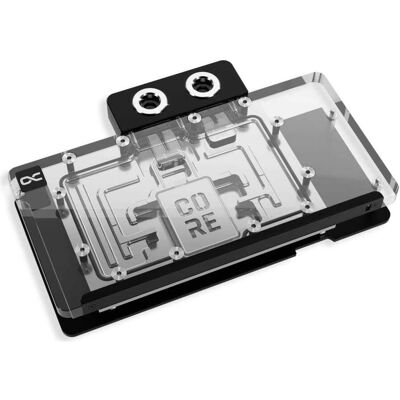 Alphacool WAK Core RX 9070 XT Steel Legend mit Backplate, GPU Wasserkühler Alphacool WAK Core RX 9070 XT Steel Legend mit Backplate, GPU Wasserkühler