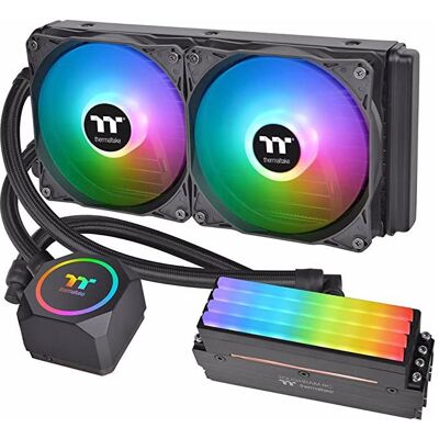 Thermaltake Floe RC 240 Memory & CPU AIO Liquid Cooler, CPU Wasserkühler, Schwarz Thermaltake Floe RC 240 Memory & CPU AIO Liquid Cooler, CPU Wasserkühler, Schwarz