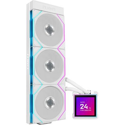 Lian-Li HydroShift II LCD-S 360TL, CPU Wasserkühler, Weiss Lian-Li HydroShift II LCD-S 360TL, CPU Wasserkühler, Weiss