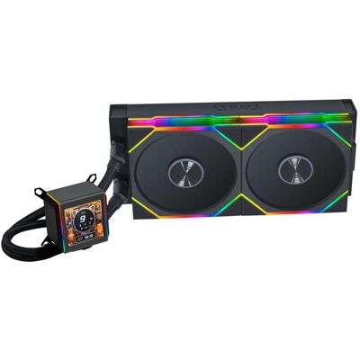 Lian-Li Galahad II LCD 280 TL Wireless AiO Wasserkühlung - schwarz, CPU Wasserkühler, Schwarz Lian-Li Galahad II LCD 280 TL Wireless AiO Wasserkühlung - schwarz, CPU Wasserkühler, Schwarz