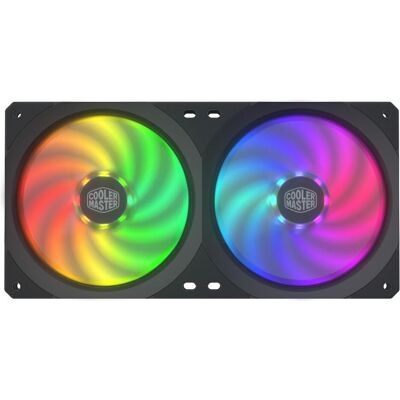 Cooler Master MasterFan SF240R ARGB (120 mm, 1x), PC Lüfter, Schwarz Cooler Master MasterFan SF240R ARGB (120 mm, 1x), PC Lüfter, Schwarz