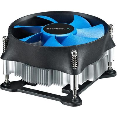 Deepcool Theta 15 PWM Processor Cooler Aluminium, Black, Blue (46 mm), CPU Kühler, Schwarz Deepcool Theta 15 PWM Processor Cooler Aluminium, Black, Blue (46 mm), CPU Kühler, Schwarz