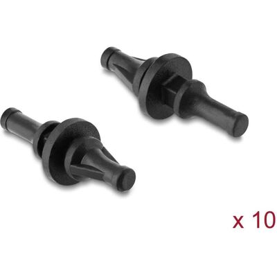 Delock Anti-Vibrations-Silikonbefestigung kurz für Lüfter 10, PC Lüfter Zubehör, Schwarz Delock Anti-Vibrations-Silikonbefestigung kurz für Lüfter 10, PC Lüfter Zubehör, Schwarz