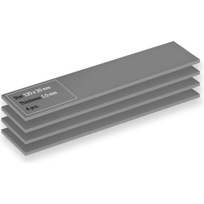 Arctic TP-4 120x20mm, 1.0mm - 4 Pack (1 mm), Wärmeleitpad, Grau Arctic TP-4 120x20mm, 1.0mm - 4 Pack (1 mm), Wärmeleitpad, Grau