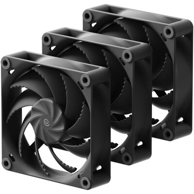 Havn H12 PWM Lüfter, 3er Pack, 120mm - schwarz (120 mm, 3x), PC Lüfter, Schwarz Havn H12 PWM Lüfter, 3er Pack, 120mm - schwarz (120 mm, 3x), PC Lüfter, Schwarz