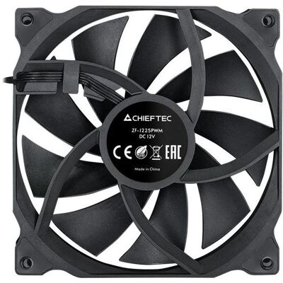 Chieftec ZF-1225PWM (120 mm, 1x), PC Lüfter, Schwarz Chieftec ZF-1225PWM (120 mm, 1x), PC Lüfter, Schwarz