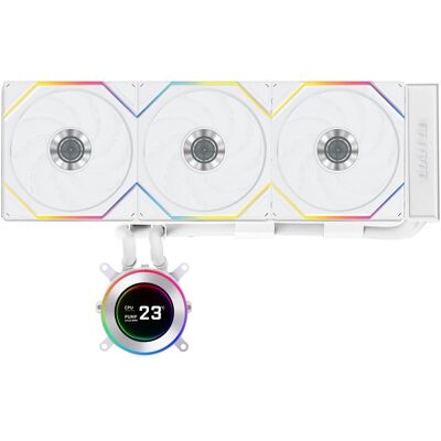 Lian-Li Hydroshift II LCD-C 360TL ARGB, CPU Wasserkühler, Weiss Lian-Li Hydroshift II LCD-C 360TL ARGB, CPU Wasserkühler, Weiss