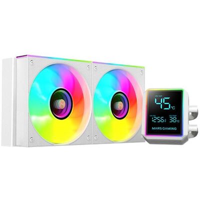 Mars Gaming MLLCDPRO240W, CPU Wasserkühler, Mehrfarbig Mars Gaming MLLCDPRO240W, CPU Wasserkühler, Mehrfarbig