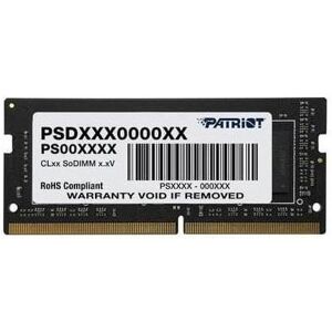 Patriot NB MEMORY 4GB PC21300 DDR4/PSD44G266681S (1 x 4GB, 2666 MHz, DDR4-RAM, SO-DIMM), RAM Patriot NB MEMORY 4GB PC21300 DDR4/PSD44G266681S (1 x 4GB, 2666 MHz, DDR4-RAM, SO-DIMM), RAM