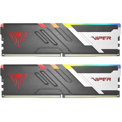 Patriot Viper Venom (2 x 32GB, 6000 MHz, DDR5-RAM, DIMM), RAM, Rot, Schwarz, Silber Patriot Viper Venom (2 x 32GB, 6000 MHz, DDR5-RAM, DIMM), RAM, Rot, Schwarz, Silber