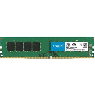Crucial 16 GB DDR4-RAM P3200 BASIC (CB16GU3200) (1 x 8GB, 3200 MHz, DDR4-RAM, DIMM), RAM Crucial 16 GB DDR4-RAM P3200 BASIC (CB16GU3200) (1 x 8GB, 3200 MHz, DDR4-RAM, DIMM), RAM