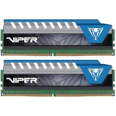 Patriot Viper Elite 16GB Kit DDR4-2666MHz Blau (2 x 8GB, 2666 MHz, DDR4-RAM, DIMM), RAM, Blau Patriot Viper Elite 16GB Kit DDR4-2666MHz Blau (2 x 8GB, 2666 MHz, DDR4-RAM, DIMM), RAM, Blau
