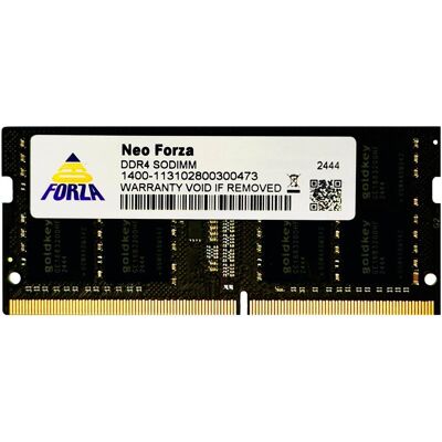 Neoforza 16 GB DDR4-RAM SO-DIMM PC3200 Neo Forza CL22 1x16GB (1 x 16GB, 3200 MHz, DDR4-RAM, SO-DIMM), RAM Neoforza 16 GB DDR4-RAM SO-DIMM PC3200 Neo Forza CL22 1x16GB (1 x 16GB, 3200 MHz, DDR4-RAM, SO-DIMM), RAM