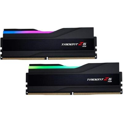 G.Skill Trident Z5 RGB (2 x 64GB, 6400 MHz, DDR5-RAM, DIMM), RAM, Schwarz G.Skill Trident Z5 RGB (2 x 64GB, 6400 MHz, DDR5-RAM, DIMM), RAM, Schwarz
