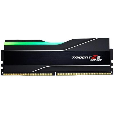 G.Skill RAM Gskill D5 6000 24GB C40 Trident Z5 NEO RGB (1 x 24GB, 6000 MHz, DDR5-RAM, DIMM), RAM, Schwarz, Mehrfarbig G.Skill RAM Gskill D5 6000 24GB C40 Trident Z5 NEO RGB (1 x 24GB, 6000 MHz, DDR5-RAM, DIMM), RAM, Schwarz, Mehrfarbig