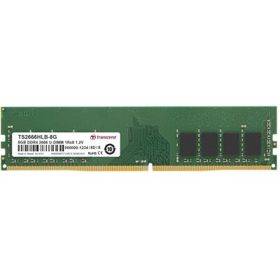 Transcend DDR4 8 GB (1 x 8GB, 2666 MHz, DDR4-RAM, DIMM), RAM Transcend DDR4 8 GB (1 x 8GB, 2666 MHz, DDR4-RAM, DIMM), RAM