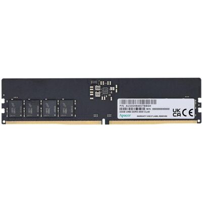 Apacer 16 GB DDR5 5600 MHz (1 x 16GB, 5600 MHz, DDR5-RAM), RAM Apacer 16 GB DDR5 5600 MHz (1 x 16GB, 5600 MHz, DDR5-RAM), RAM