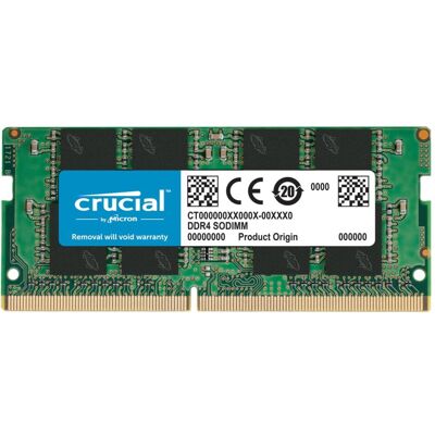 Crucial Laptop Memory (1 x 8GB, 3200 MHz, DDR4-RAM, SO-DIMM), RAM, Grün Crucial Laptop Memory (1 x 8GB, 3200 MHz, DDR4-RAM, SO-DIMM), RAM, Grün