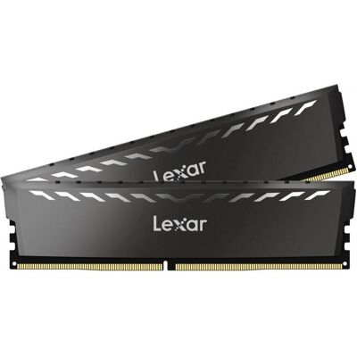 Lexar D4 8GB 3200-19 THOR Gaming HS LEX (1 x 8GB, 3200 MHz, DDR4-RAM, DIMM), RAM, Schwarz Lexar D4 8GB 3200-19 THOR Gaming HS LEX (1 x 8GB, 3200 MHz, DDR4-RAM, DIMM), RAM, Schwarz