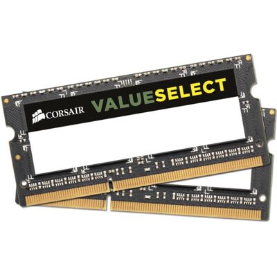 Corsair ValueSelect (1 x 4GB, 1333 MHz, DDR3-RAM, SO-DIMM), RAM, Schwarz Corsair ValueSelect (1 x 4GB, 1333 MHz, DDR3-RAM, SO-DIMM), RAM, Schwarz