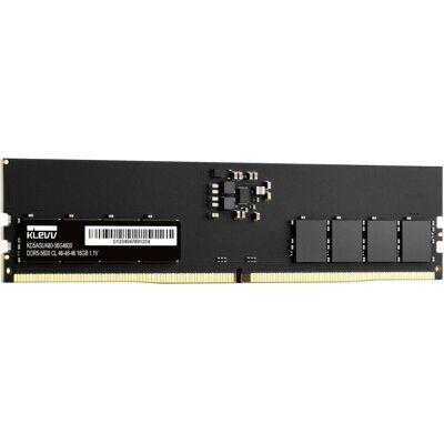 Klevv RAM D5 5600 16GB (1 x 16GB, 5600 MHz, DDR5-RAM), RAM, Schwarz Klevv RAM D5 5600 16GB (1 x 16GB, 5600 MHz, DDR5-RAM), RAM, Schwarz