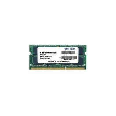 Patriot Signature Line (1 x 4GB, 1600 MHz, DDR3-RAM, SO-DIMM), RAM Patriot Signature Line (1 x 4GB, 1600 MHz, DDR3-RAM, SO-DIMM), RAM