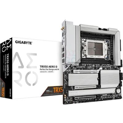 Gigabyte TRX50 AERO D (sTR5, AMD TRX50, E-ATX), Mainboard Gigabyte TRX50 AERO D (sTR5, AMD TRX50, E-ATX), Mainboard