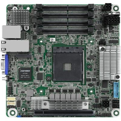 ASRock X570D4i-2t (AM4, AMD X570, Mini-ITX), Mainboard ASRock X570D4i-2t (AM4, AMD X570, Mini-ITX), Mainboard