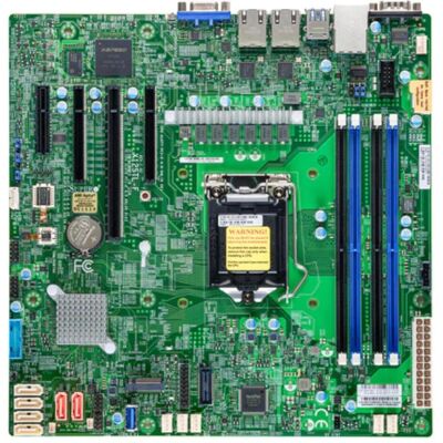 Supermicro Server MB Super Micro MBD-X12STL-F-B LGA 1200/ATX/2xLAN (LGA 1200, Intel C252, mATX), Mainboard Supermicro Server MB Super Micro MBD-X12STL-F-B LGA 1200/ATX/2xLAN (LGA 1200, Intel C252, mATX), Mainboard