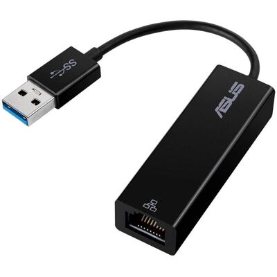 Asus OH102 U3 zu RJ45 Dongle (USB 3.0, RJ45 (1x)), Netzwerkadapter, Schwarz Asus OH102 U3 zu RJ45 Dongle (USB 3.0, RJ45 (1x)), Netzwerkadapter, Schwarz