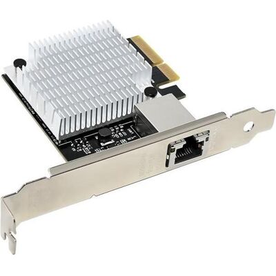 Allnet PCIe 10G X4 10G/5G/2,5G/1GBit Single Port PCIe LAN Card - Copper RJ45 "NbaseT" ALL0138v4-1-10 (Mini PCI Express), Netzwerkkarte Allnet PCIe 10G X4 10G/5G/2,5G/1GBit Single Port PCIe LAN Card - Copper RJ45 "NbaseT" ALL0138v4-1-10 (Mini PCI Express), Netzwerkkarte