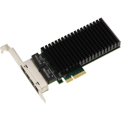 Intel I210 AT PCIe x4 Quad Gigabit Ethernet Netzwerkkarte - 10/100/1000 Mbps Intel I210 AT PCIe x4 Quad Gigabit Ethernet Netzwerkkarte - 10/100/1000 Mbps
