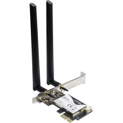 Intertech DMG-35 (Mini PCI Express), Netzwerkkarte, Schwarz, Silber Intertech DMG-35 (Mini PCI Express), Netzwerkkarte, Schwarz, Silber