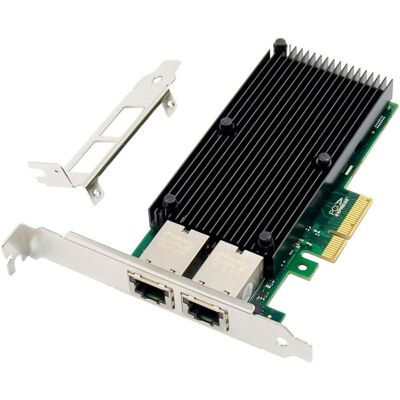 MicroConnect Network Card PCIe x4 X550-T2 (Ethernet, Mini PCI Express), Netzwerkkarte, Schwarz MicroConnect Network Card PCIe x4 X550-T2 (Ethernet, Mini PCI Express), Netzwerkkarte, Schwarz