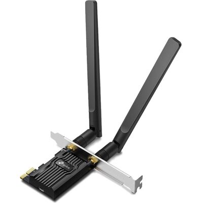 TP-Link Archer TX20E Wi-Fi 6 PCIe-Adapter AX1800 Bluetooth 5.2 (Mini PCI Express), Netzwerkkarte, Schwarz TP-Link Archer TX20E Wi-Fi 6 PCIe-Adapter AX1800 Bluetooth 5.2 (Mini PCI Express), Netzwerkkarte, Schwarz