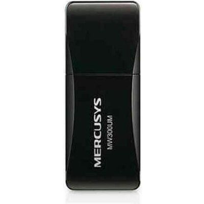 Mercusys MW300UM Netzwerkkarte Eingebaut USB (USB), Netzwerkadapter, Schwarz Mercusys MW300UM Netzwerkkarte Eingebaut USB (USB), Netzwerkadapter, Schwarz