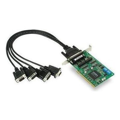 Moxa CP-134U-DB25M - Serielle Universal-PCI-Karte mit 4 Anschlüssen RS-422485, Kontrollerkarte Moxa CP-134U-DB25M - Serielle Universal-PCI-Karte mit 4 Anschlüssen RS-422485, Kontrollerkarte
