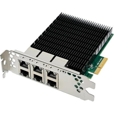 InLine 6-fach Gigabit Netzwerkkarte (Mini PCI Express), Netzwerkkarte InLine 6-fach Gigabit Netzwerkkarte (Mini PCI Express), Netzwerkkarte