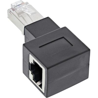 InLine RJ45 Adapter Cat.6A (Ethernet, RJ45 (1x)), Netzwerkadapter, Schwarz InLine RJ45 Adapter Cat.6A (Ethernet, RJ45 (1x)), Netzwerkadapter, Schwarz