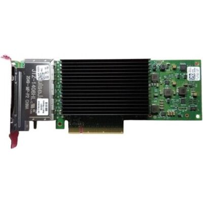 Dell Intel X710-T4L Quad Port 10GbE BASE-T Adapter PCIe Low Profile Customer Install (Ethernet, Mini PCI Express), Netzwerkkarte, Schwarz, Grün Dell Intel X710-T4L Quad Port 10GbE BASE-T Adapter PCIe Low Profile Customer Install (Ethernet, Mini PCI Express), Netzwerkkarte, Schwarz, Grün