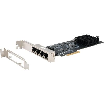 EXSYS PCI-E Karte Ethernet 4x 5 Gbit/s (PCI-E x4), Netzwerkkarte EXSYS PCI-E Karte Ethernet 4x 5 Gbit/s (PCI-E x4), Netzwerkkarte