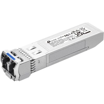 TP-Link SM6110-LR 10G/25Gbase-LR SFP+/SFP28 LC Transceiver up to 10km for SX6632YF SG3428X and SG345, Transceiver, Silber, Grau TP-Link SM6110-LR 10G/25Gbase-LR SFP+/SFP28 LC Transceiver up to 10km for SX6632YF SG3428X and SG345, Transceiver, Silber, Grau