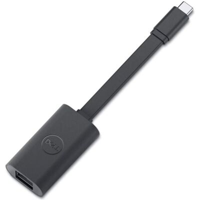 Dell USB-C-auf-2,5G-Ethernet-Adapter (USB-C), Netzwerkadapter, Schwarz Dell USB-C-auf-2,5G-Ethernet-Adapter (USB-C), Netzwerkadapter, Schwarz