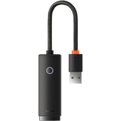 Baseus Lite Series Ethernet Adapter USB-A to RJ45 LAN Port (100Mbps) Black (RJ45 (1x)), Netzwerkadapter, Schwarz Baseus Lite Series Ethernet Adapter USB-A to RJ45 LAN Port (100Mbps) Black (RJ45 (1x)), Netzwerkadapter, Schwarz