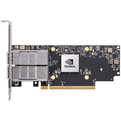 Nvidia ConnectX-7 adapt card 200Gb/s NDR200 IB, Netzwerkkarte, Schwarz, Grau Nvidia ConnectX-7 adapt card 200Gb/s NDR200 IB, Netzwerkkarte, Schwarz, Grau