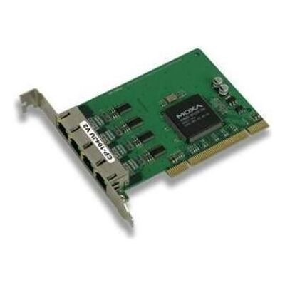 Moxa CP-104JU-T - Serielle RS-232 Universal PCI-Karte mit 4 Anschlüssen und RJ45-Anschlüssen, Kontrollerkarte Moxa CP-104JU-T - Serielle RS-232 Universal PCI-Karte mit 4 Anschlüssen und RJ45-Anschlüssen, Kontrollerkarte